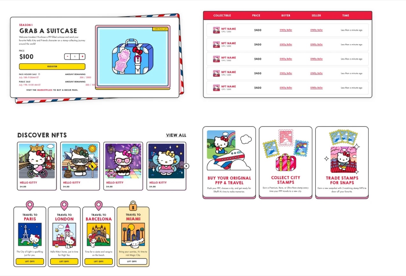 The live Hello Kitty marketplace